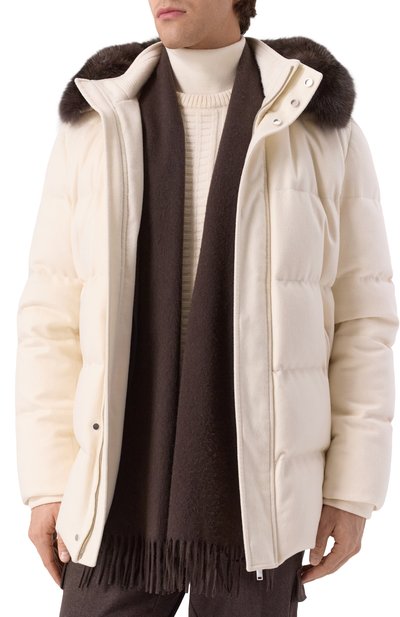 Кашемировый шарф COLOMBO, арт. S4/5418-SMU, фото 3