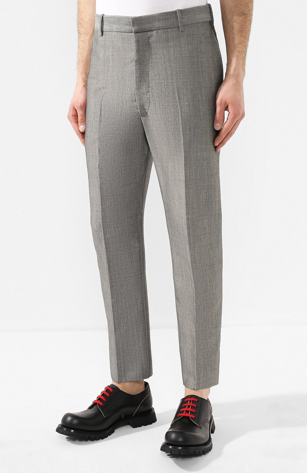 Хлопковые брюки ALEXANDER MCQUEEN, арт. 547716/QMU57, фото 3