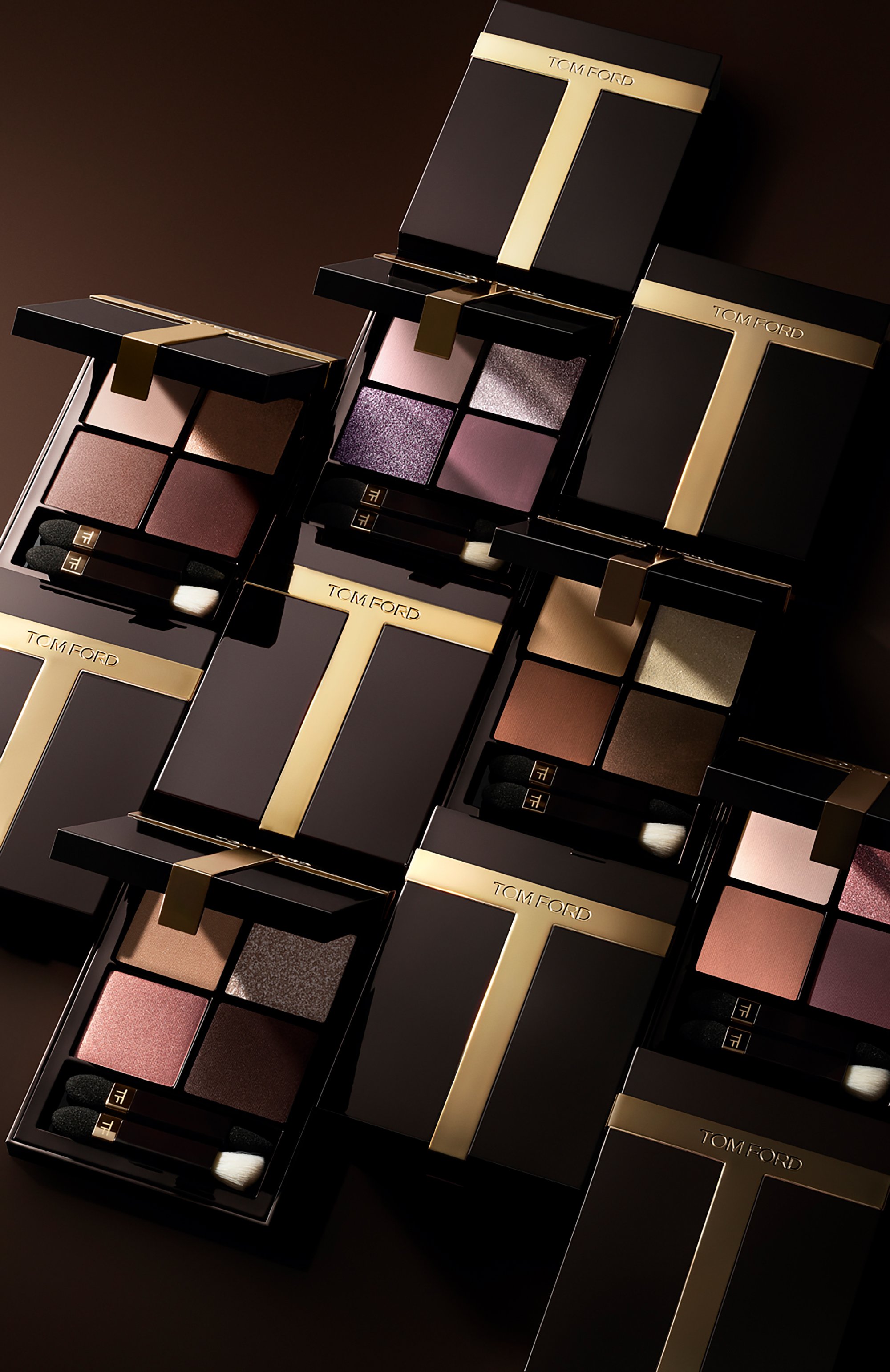 Палетка теней runway eye color quad poudre, оттенок 38 metallic mauve (7g) TOM FORD, арт. T1RQ-01, фото 4