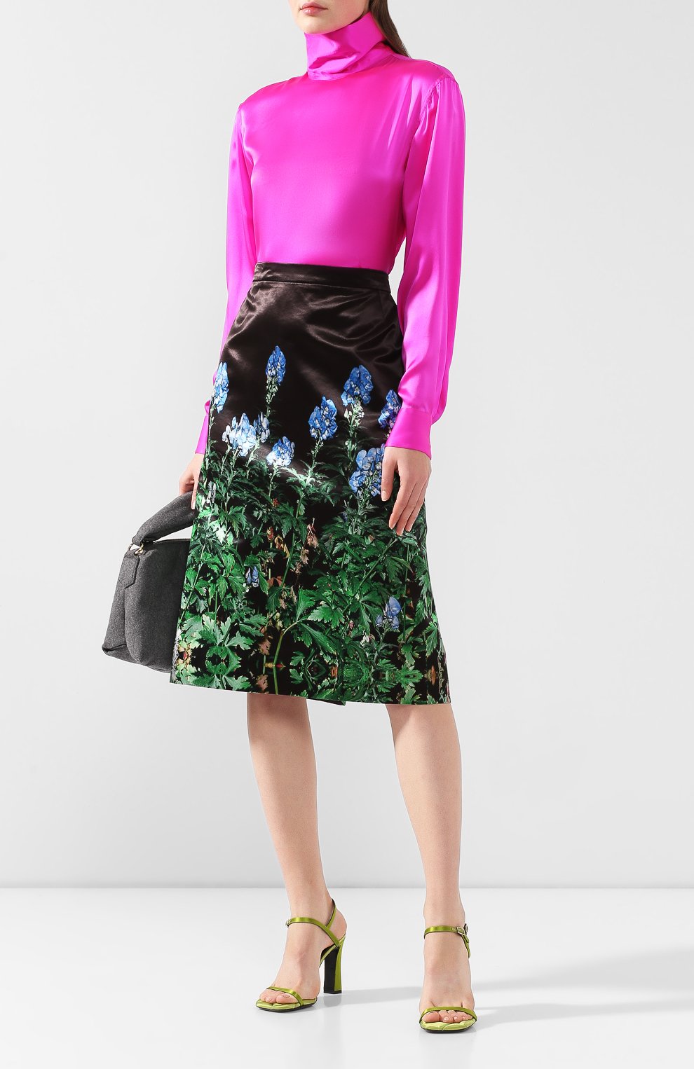 Юбка из смеси хлопка и вискозы DRIES VAN NOTEN темно-коричневого цвета по цене 62050 руб., арт. 192-10815-8401, фото 2 Юбка из смеси хлопка и вискозы DRIES VAN NOTEN, арт. 192-10815-8401, фото 2