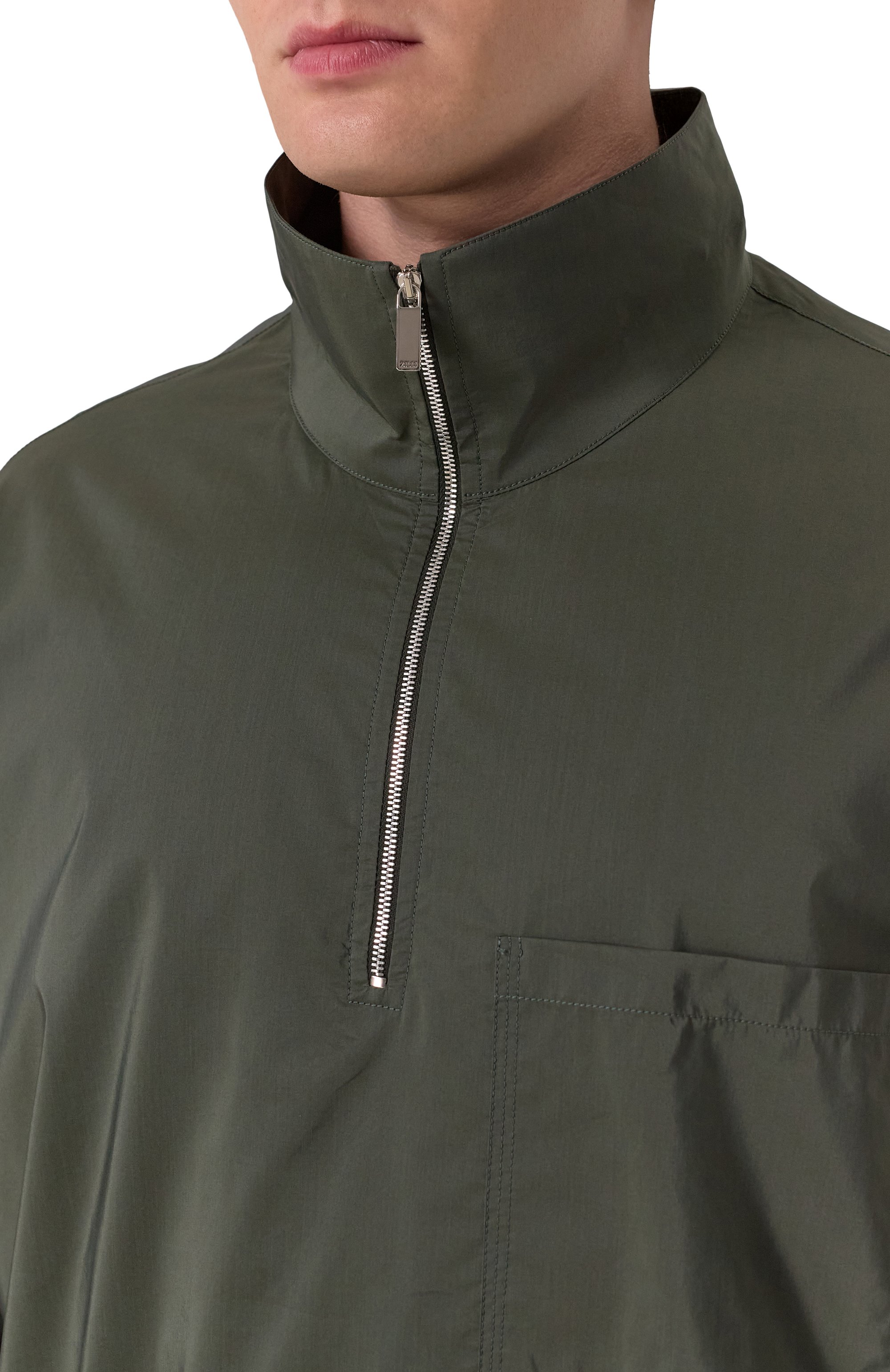 Анорак ZILLI темно-зеленого цвета по цене 117500 руб., арт. SP0S02M012492001U, фото 5 Анорак ZILLI, арт. SP0S02M012492001U, фото 5