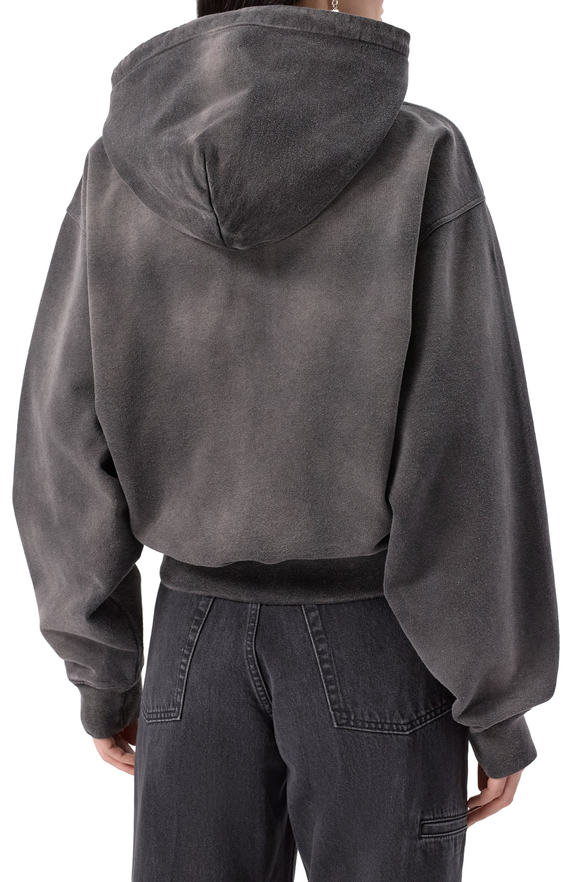 Хлопковая толстовка ALEXANDERWANG.T, арт. 4CC1252112, фото 4