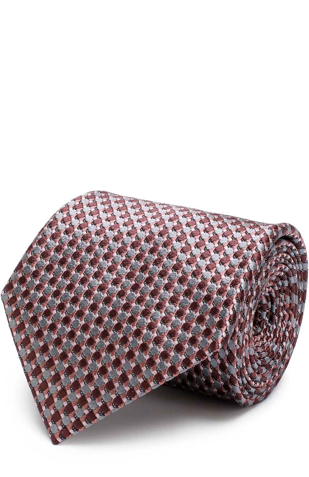 Шелковый галстук с узором BRIONI, арт. 062I00/P7484, фото 1