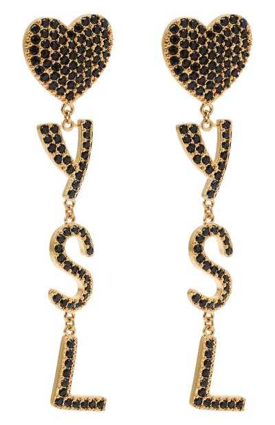 Серьги-клипсы heart SAINT LAURENT, арт. 584228/Y1526, фото 3