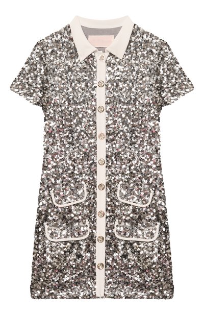 Платье с отделкой пайетками BLUMARINE, арт. BFAB028C/TV105/14-16A