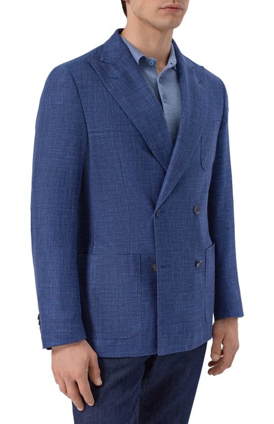 Пиджак из шерсти и шелка CORNELIANI, арт. 27X009/2716229, фото 4