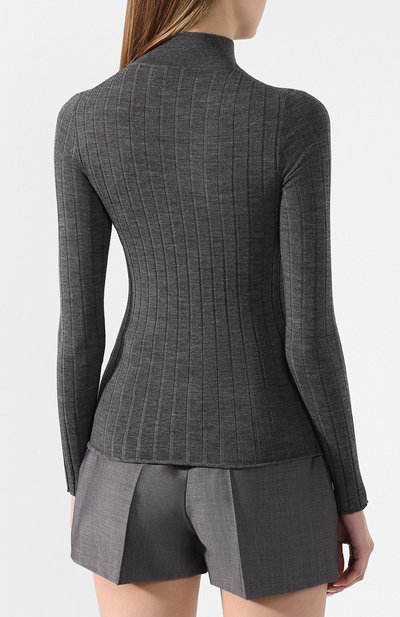 Пуловер из смеси кашемира и шелка PRADA, арт. P26342-1U0I-F0480, фото 4