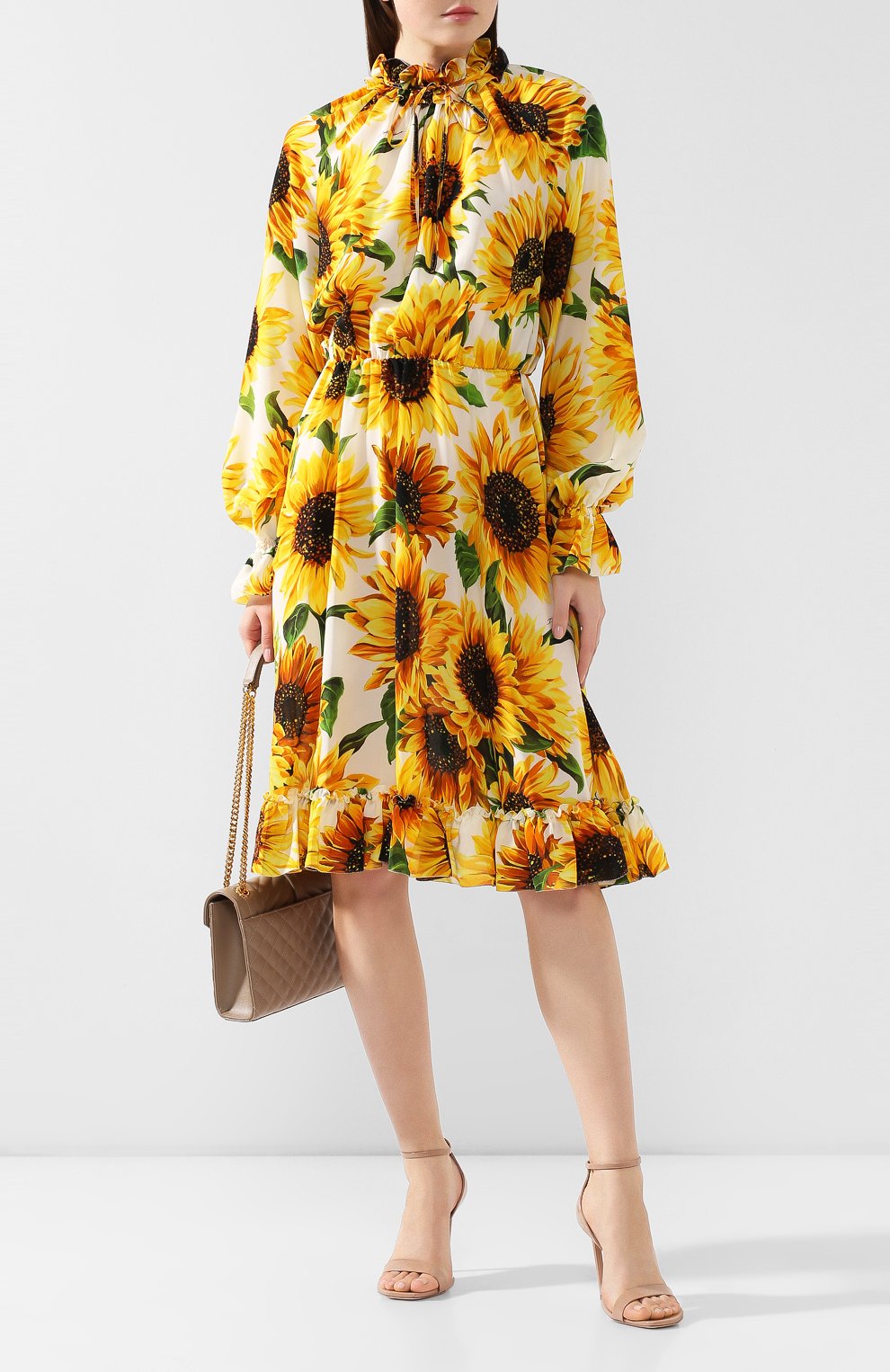 Шелковое платье DOLCE & GABBANA, арт. F6E6KT/HS15K, фото 2