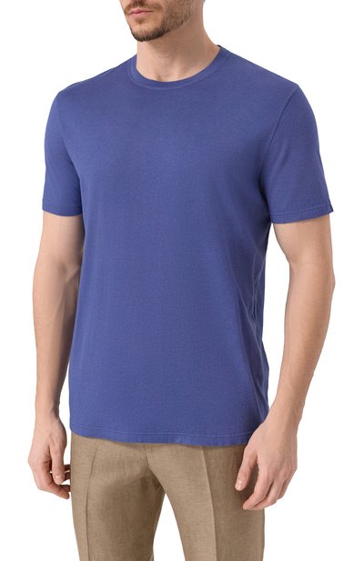 Футболка из хлопка и кашемира KITON, арт. UMK063003, фото 3