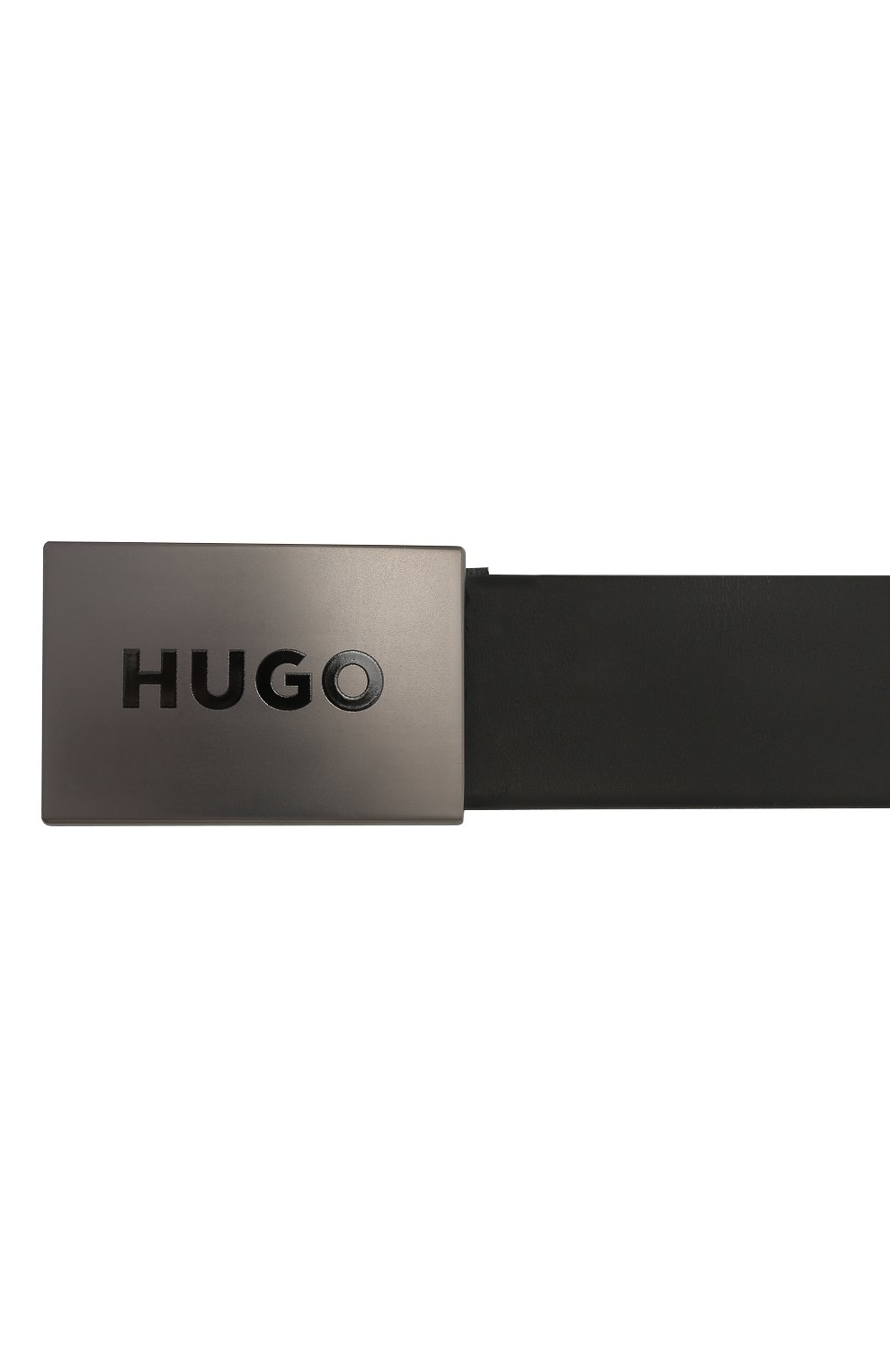 Кожаный ремень HUGO черного цвета по цене 9360 руб., арт. 50470654, фото 4 Кожаный ремень HUGO, арт. 50470654, фото 4