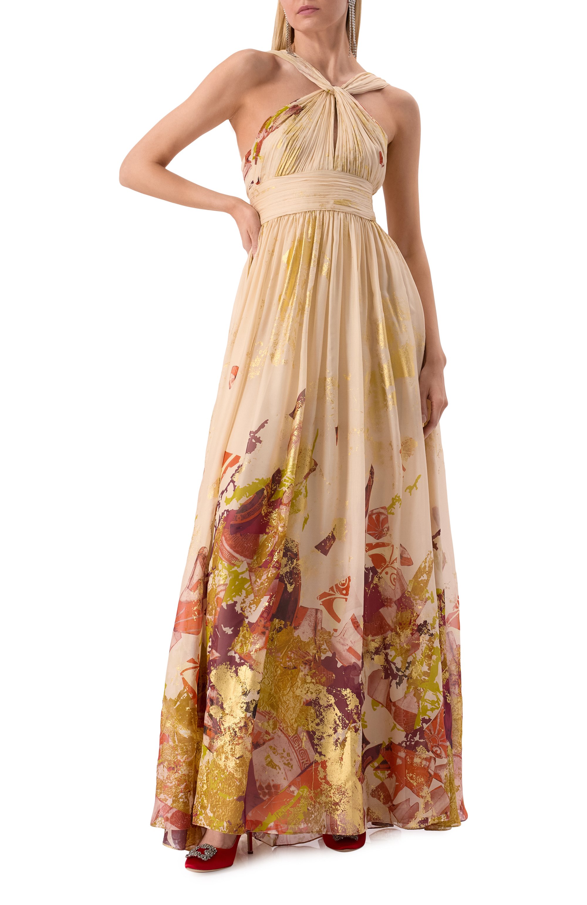 Шелковое платье ZUHAIR MURAD, арт. RDR25059/CHSI032, фото 2