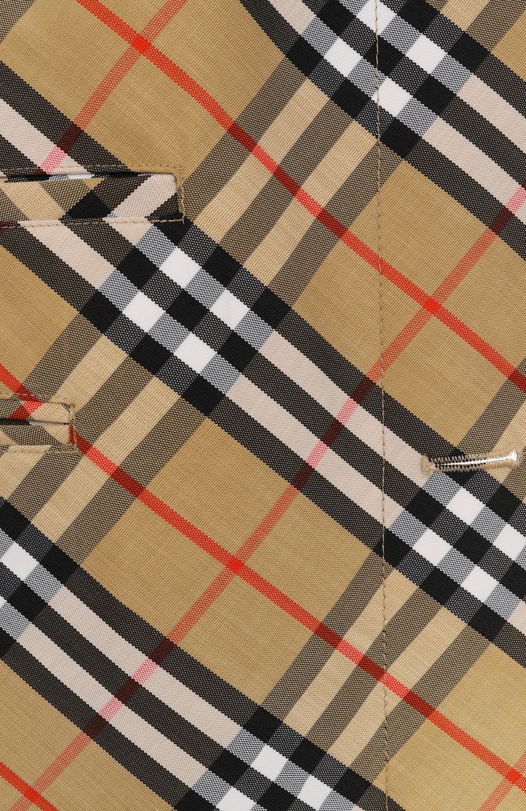 Мужской плащ BURBERRY бежевого цвета, арт. 8101333 | Фото 7 (Рукава: Длинные; Материал внешний: Синтетический материал; Длина (верхняя одежда): До колена; Стили: Кэжуэл; Мужское Кросс-КТ: Плащ-верхняя одежда; Автоматизация ТО: Проставлено; Автоматизация состава: Проставлено)