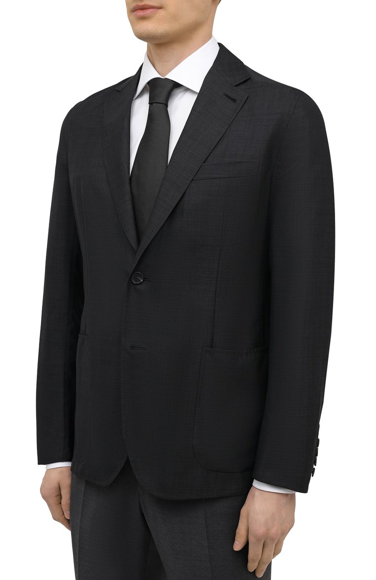 Пиджак из шерсти и шелка BRIONI, арт. RG7H0L/01A4M/LEGGERA, фото 3