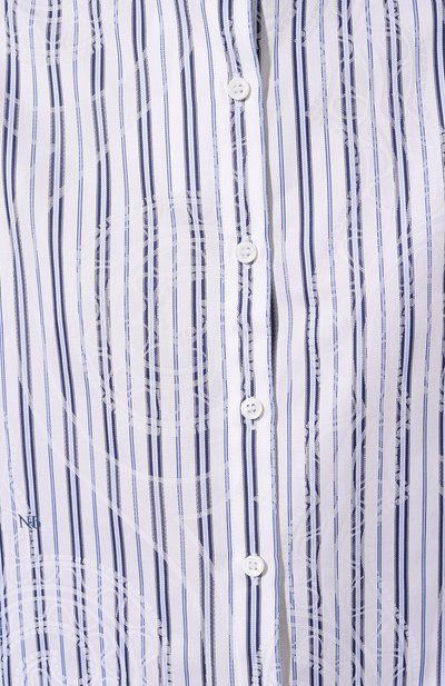 Рубашка из вискозы NOBLE&BRULEE разноцветного цвета по цене 46000 руб., арт. NB10/190523/7243, фото 5 Рубашка из вискозы NOBLE&BRULEE, арт. NB10/190523/7243, фото 5