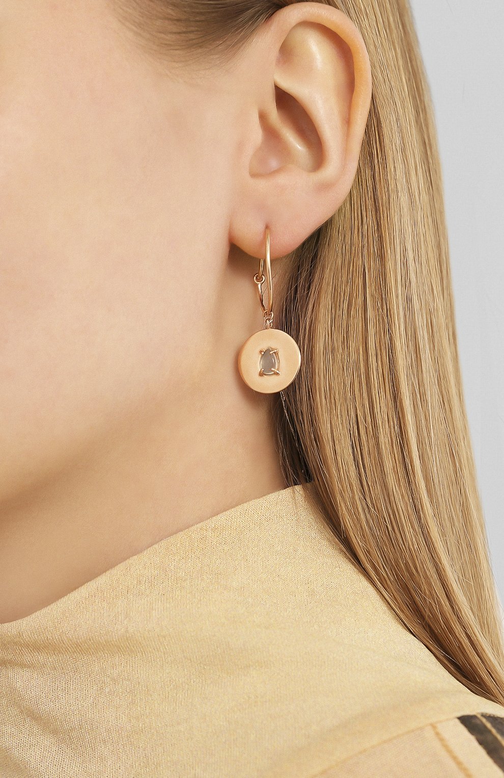 Серьги с аквамарином: скорпион MOONKA, арт. in-er-aqm, фото 2