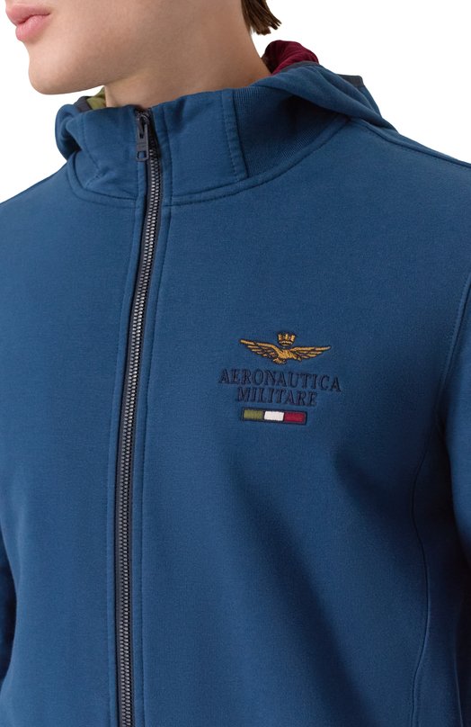 Хлопковый спортивный костюм Aeronautica Militare TF0102UF00662 Синий  TF0102UF00662 Фото 6
