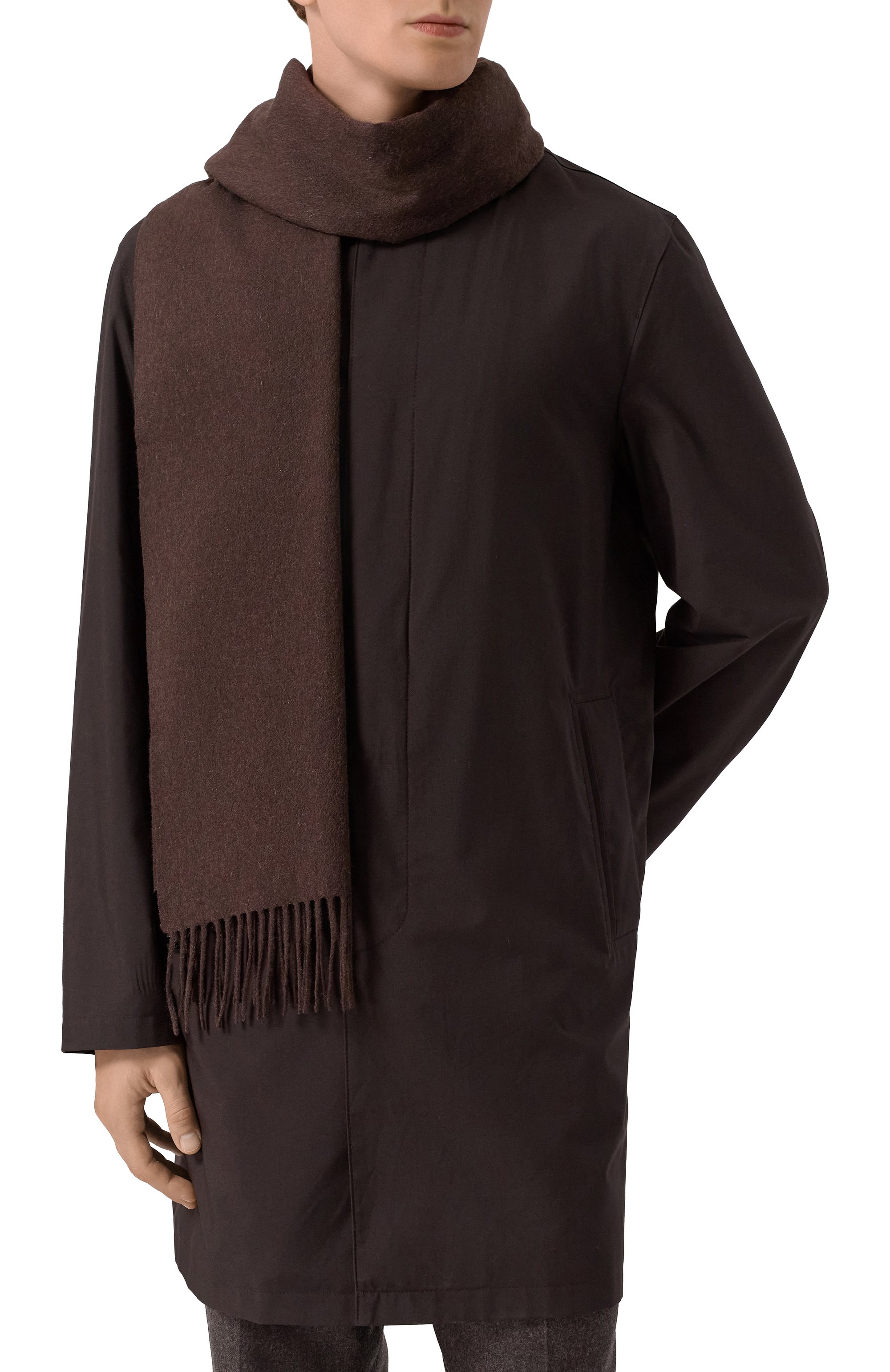 Кашемировый шарф CORNELIANI, арт. 26B344-2629029, фото 2