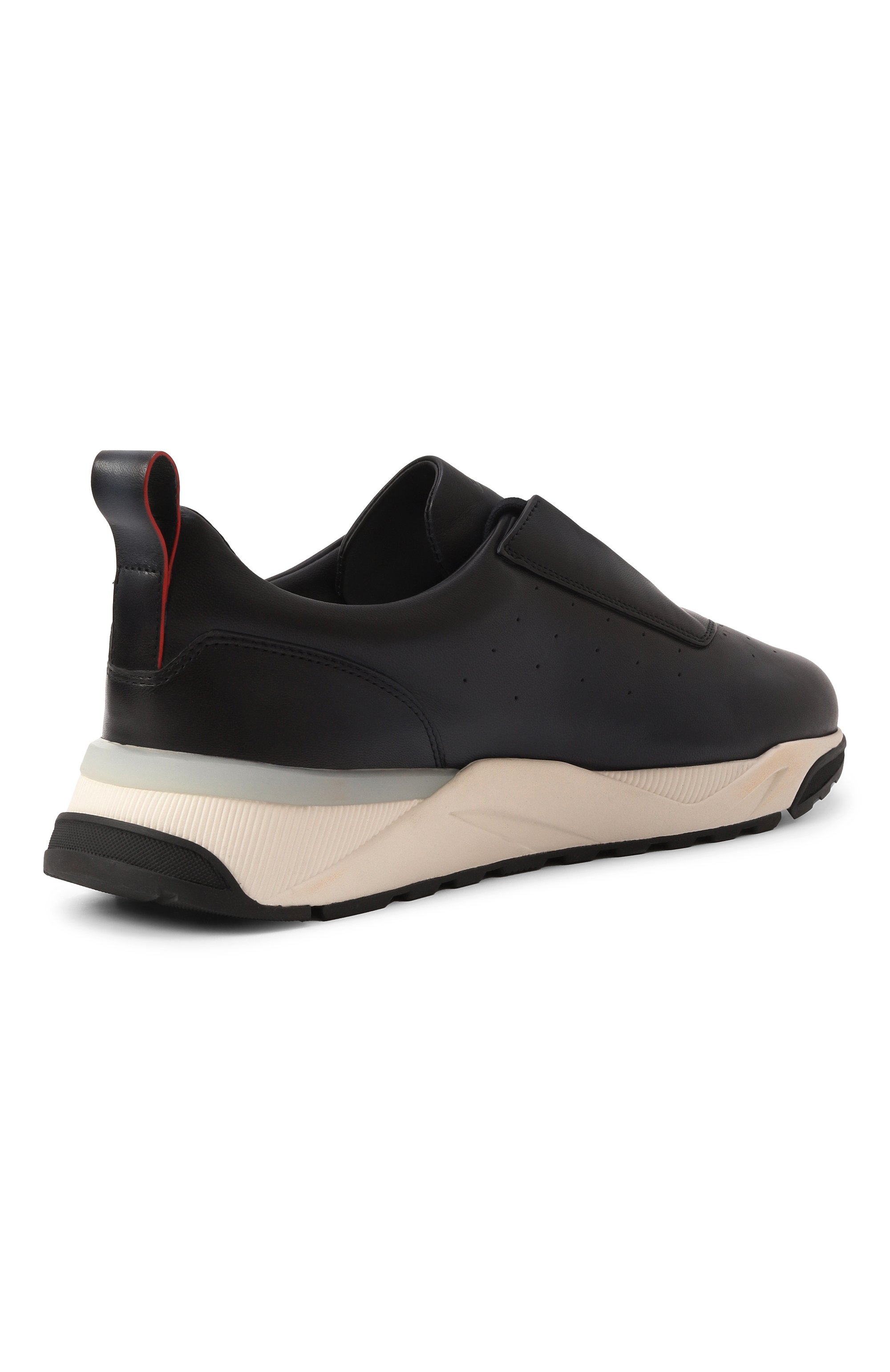 Кожаные кроссовки innova SANTONI, арт. MBIG22027BINTG0N, фото 5