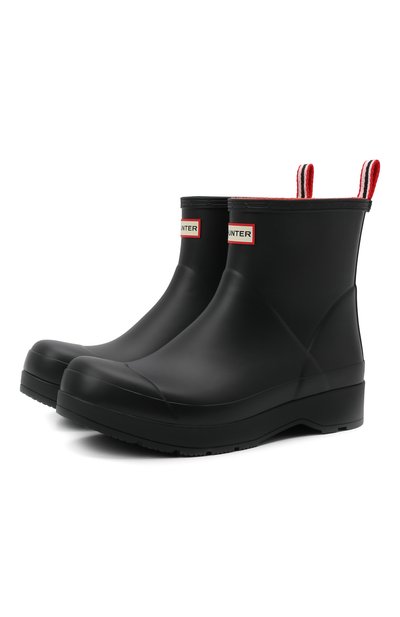 Резиновые сапоги HUNTER черного цвета по цене 12000 руб., арт. MFS9103RMA, фото 1 Резиновые сапоги HUNTER, арт. MFS9103RMA, фото 1