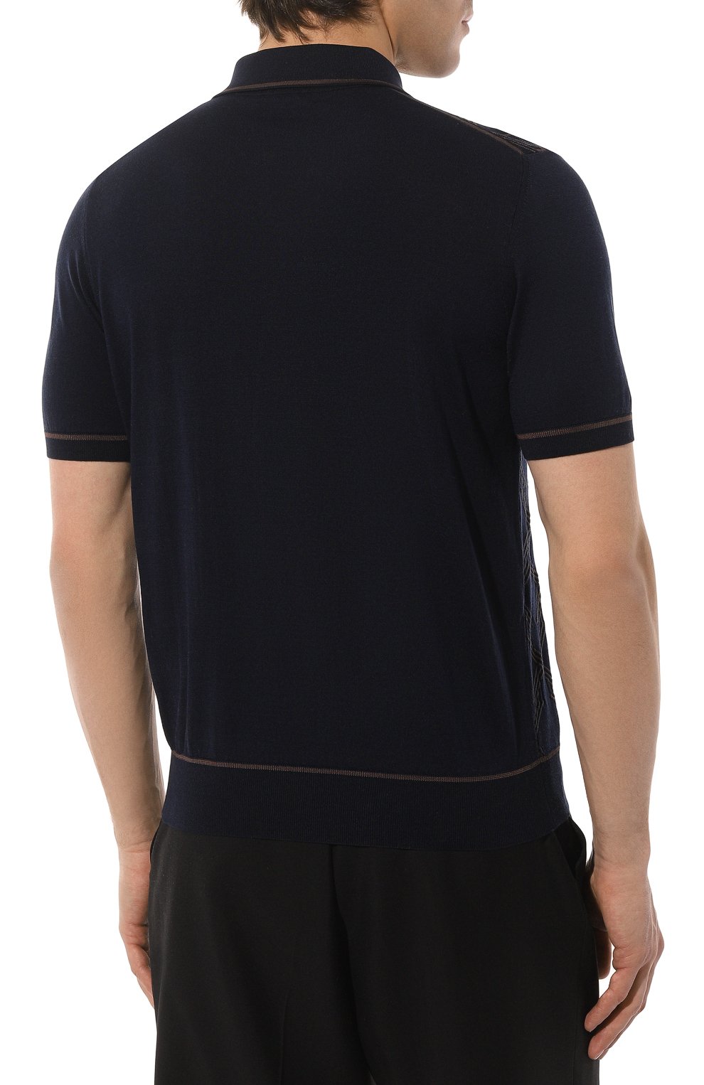 Поло из шелка и хлопка STEFANO RICCI, арт. K818046P31/F23174, фото 4