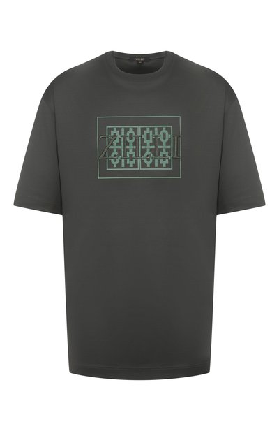 Мужская хлопковая футболка ZILLI, арт. TSR030M0100VZMRB0