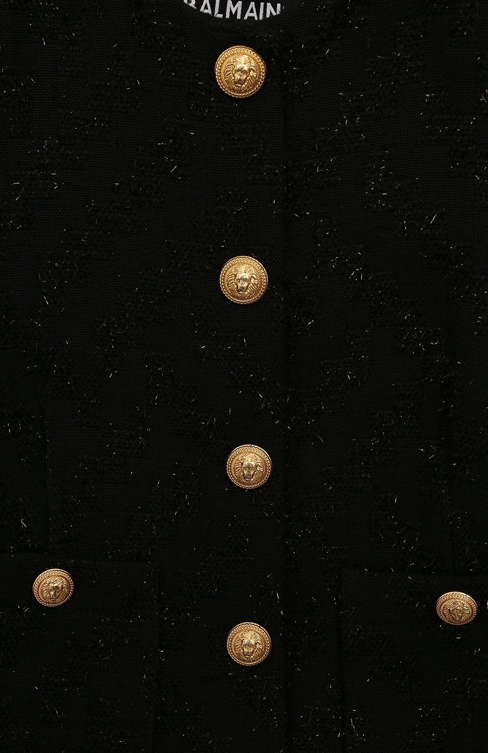 Жакет BALMAIN черного цвета по цене 57450 руб., арт. BV2B04, фото 3 Жакет BALMAIN, арт. BV2B04, фото 3