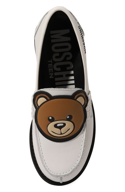 Кожаные лоферы MOSCHINO, арт. 74479/31, фото 4