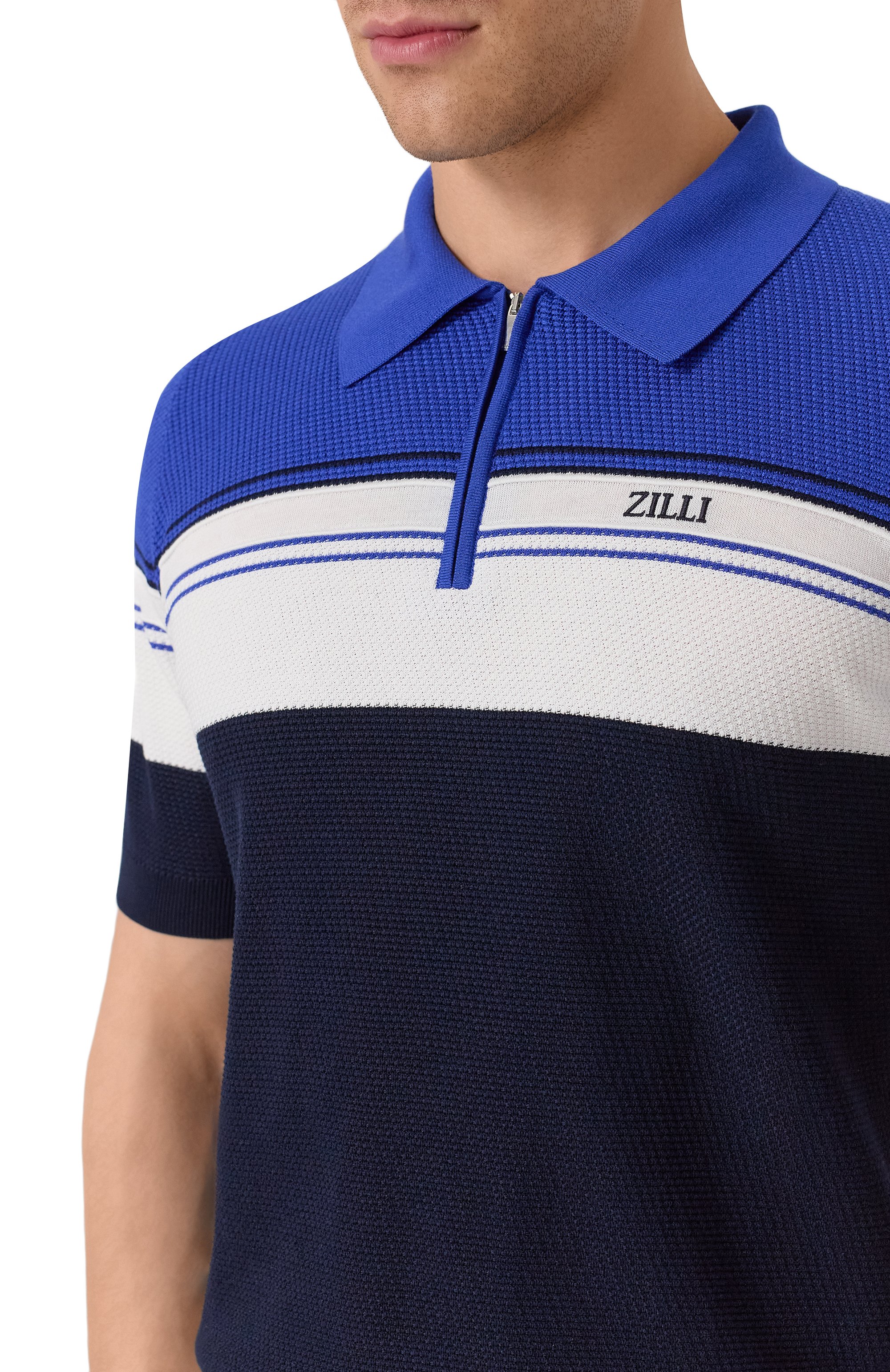 Поло из хлопка и шелка ZILLI, арт. KZP002M0142VTHL00, фото 5