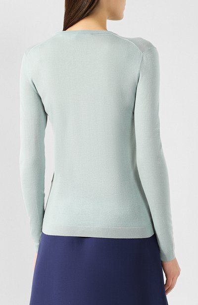 Кашемировый пуловер RALPH LAUREN светло-голубого цвета по цене 79150 руб., арт. 290615194, фото 4 Кашемировый пуловер RALPH LAUREN, арт. 290615194, фото 4