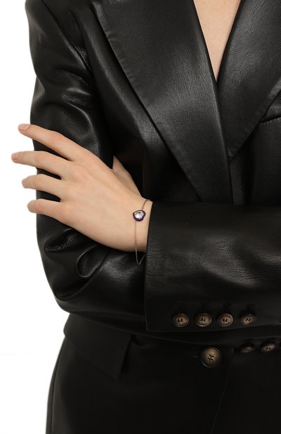 Браслет с сердцем из голубого топаза MOONKA, арт. crg-br-tpz, фото 2