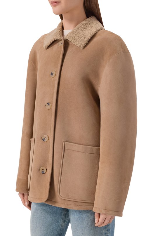 Дубленка из овчины Maslov SD032 Бежевый  SD032 Фото 3