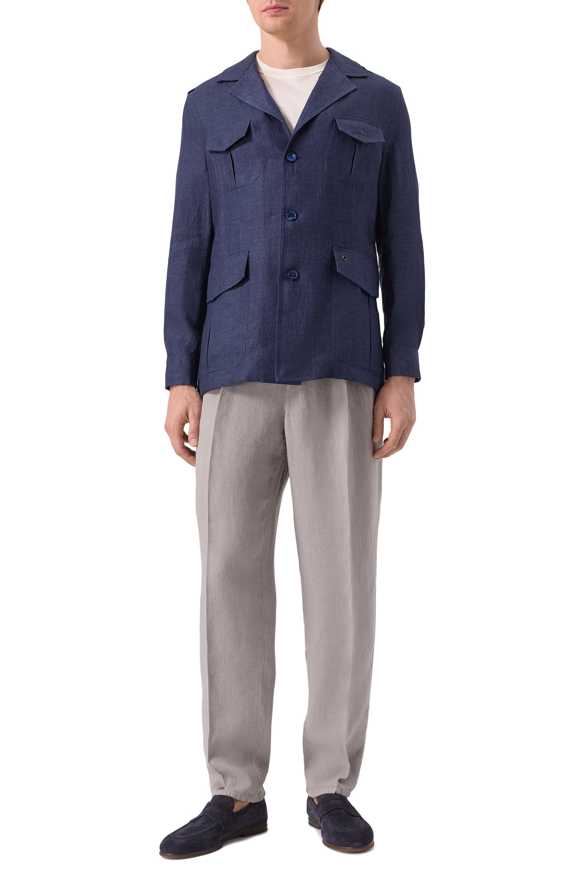 Льняная куртка STEFANO RICCI, арт. SP007710/BN2930, фото 2