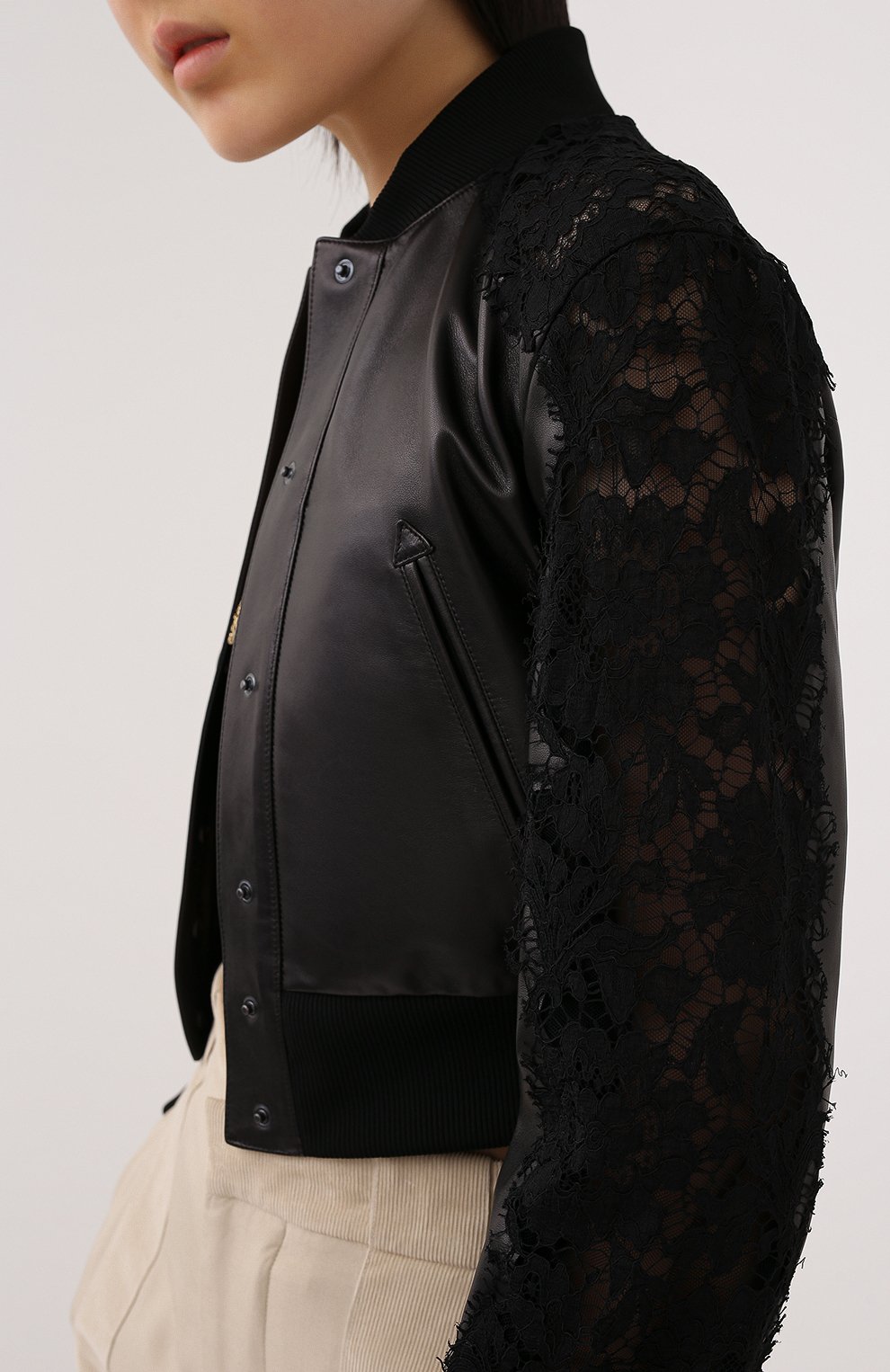 Кожаный бомбер VALENTINO, арт. UB3NA05R1Y9, фото 3