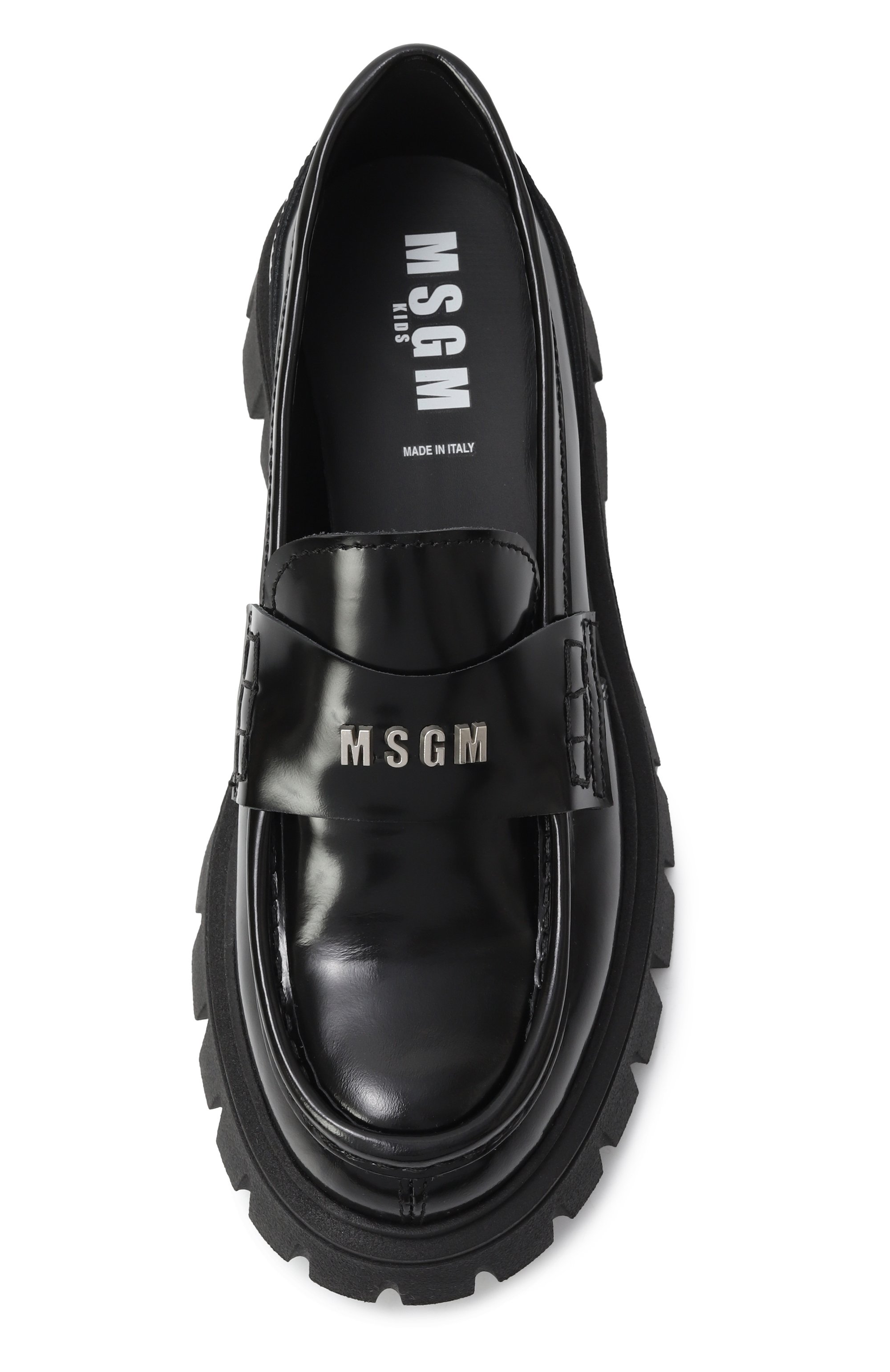 Кожаные лоферы MSGM KIDS, арт. 81148/28-35, фото 4