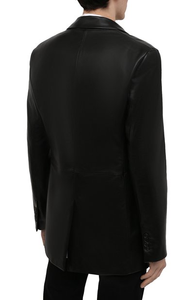 Кожаный пиджак ACNE STUDIOS, арт. B70090, фото 4