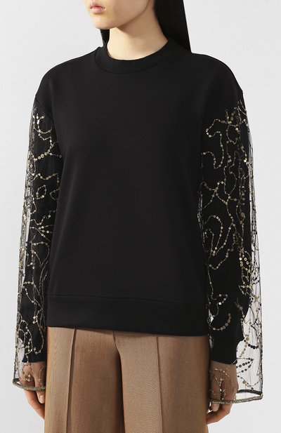 Хлопковый свитшот DRIES VAN NOTEN, арт. 201-11148-9635, фото 3