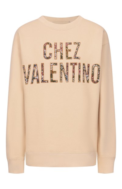 Женский хлопковый свитшот VALENTINO, арт. 8B3MF25F/A4T