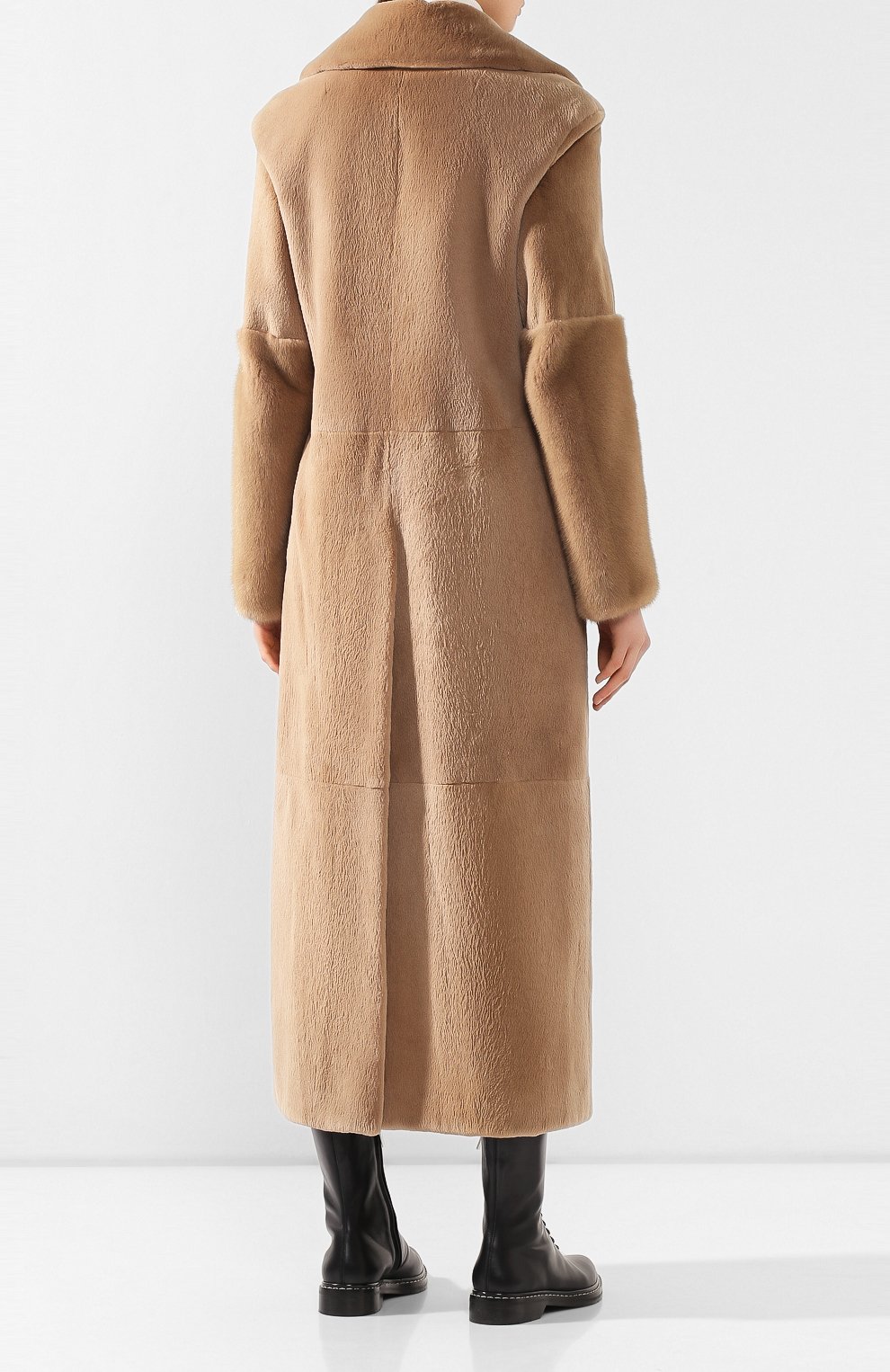 Шуба из меха бобра COLOR TEMPERATURE, арт. 1920ct11, фото 4