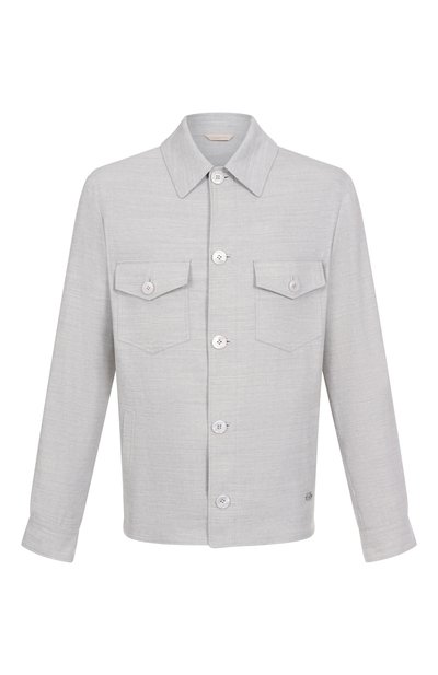 Мужская куртка-рубашка изо льна и шерсти STEFANO RICCI, арт. M7J5100380/WL003L