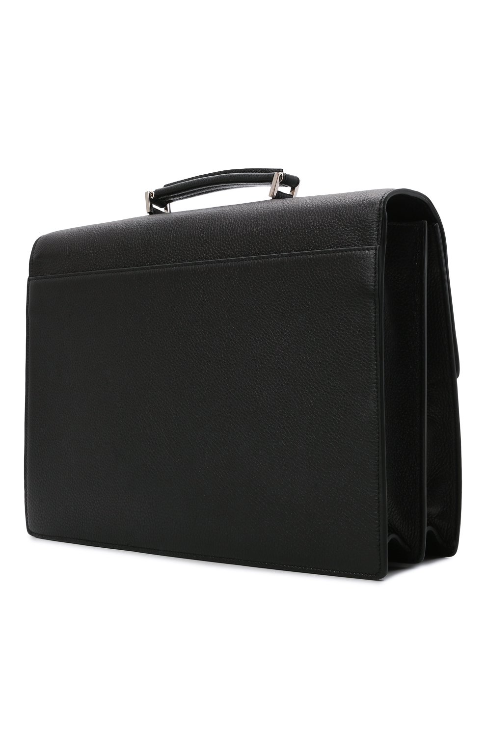 Кожаный портфель KITON черного цвета по цене 215500 руб., арт. UBWALLN00126, фото 3 Кожаный портфель KITON, арт. UBWALLN00126, фото 3