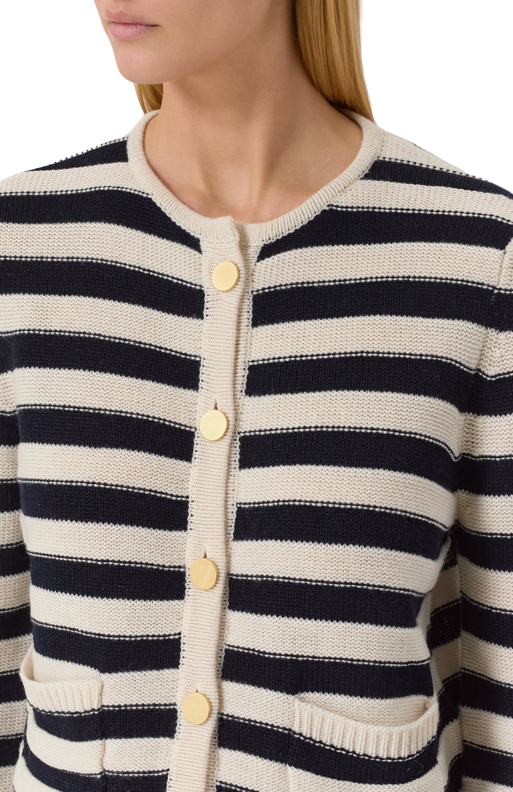 Кардиган из шерсти и кашемира ALLUDE, арт. 255/17020, фото 5