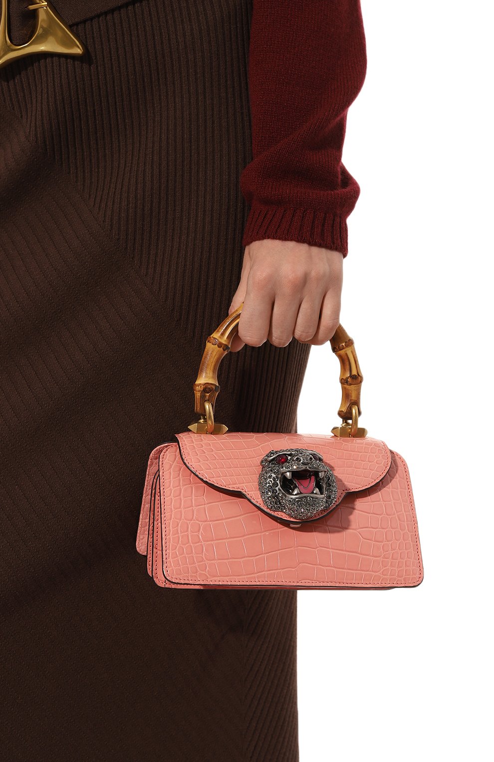 Сумка thiara из кожи аллигатора GUCCI, арт. 488667 EV4AR, фото 2