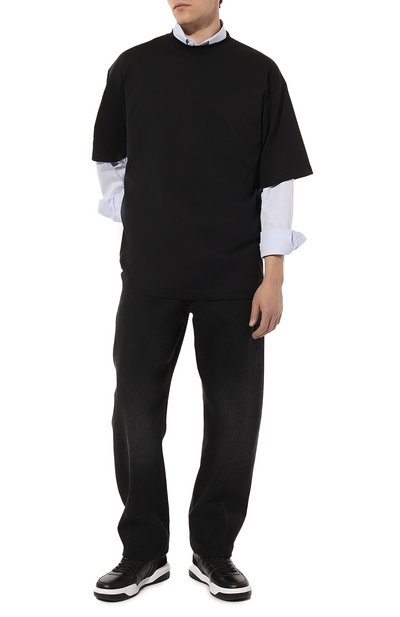 Хлопковая футболка BALENCIAGA, арт. 724514 TNVL9, фото 2