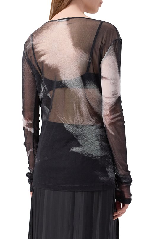 Топ Ann Demeulemeester B0011488/FA657 Чёрно-белый  B0011488/FA657 Фото 4