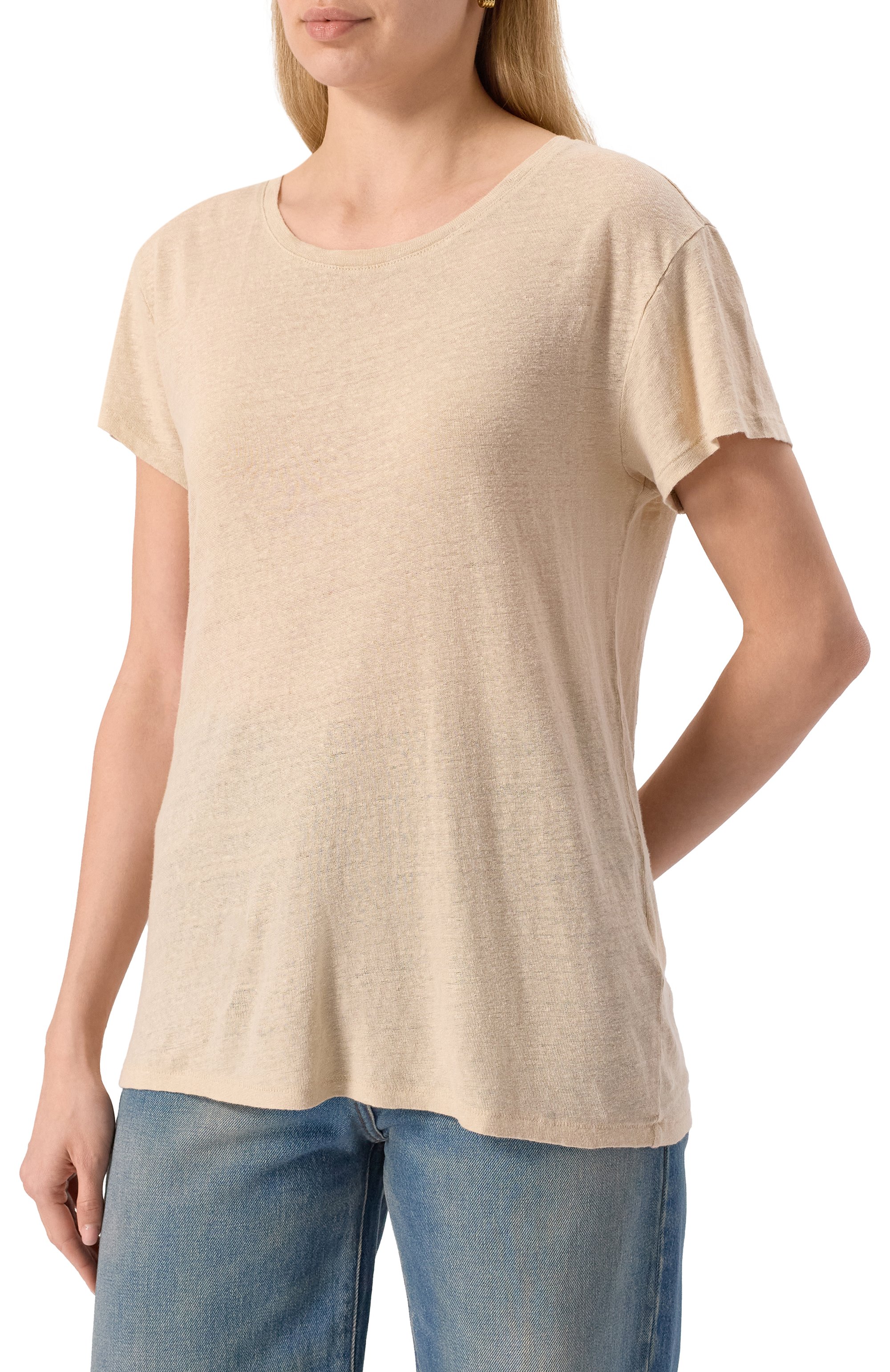 Льняная футболка BOSS ORANGE, арт. 50540431, фото 3