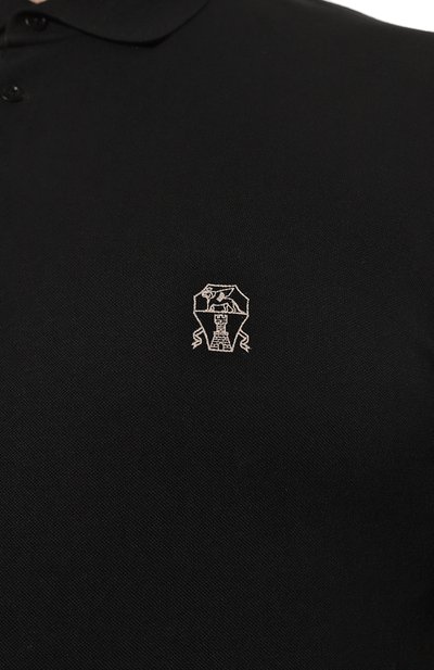 Хлопковое поло BRUNELLO CUCINELLI, арт. M0T738765W, фото 5