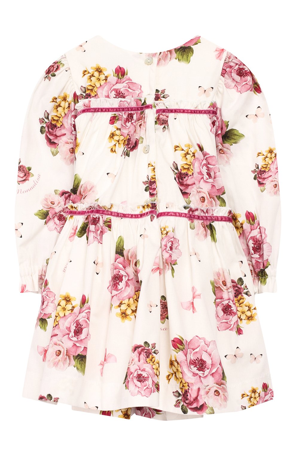 Хлопковое платье MONNALISA, арт. 314903AH, фото 2