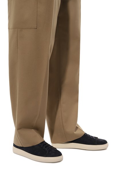 Кеды из нубука H`D`S`N BARACCO темно-синего цвета по цене 42100 руб., арт. C0LBY.N.2*, фото 3 Кеды из нубука H`D`S`N BARACCO, арт. C0LBY.N.2*, фото 3