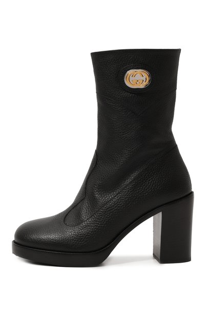 Кожаные полусапоги GUCCI, арт. 626747 0YX00, фото 4