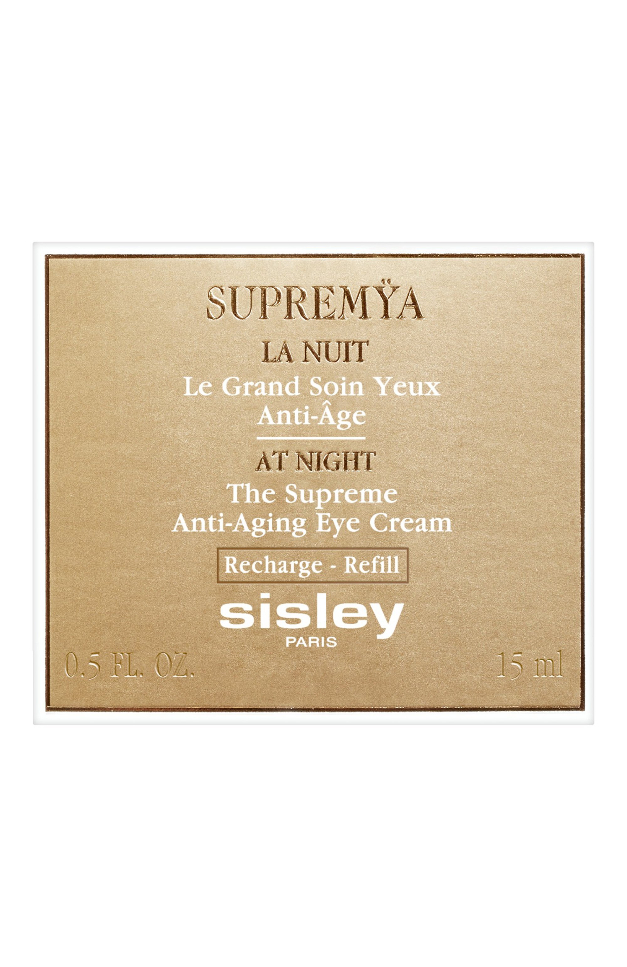 Сменный блок ночного антивозрастного крема для кожи вокруг глаз supremÿa (15ml) SISLEY, арт. 154081, фото 3